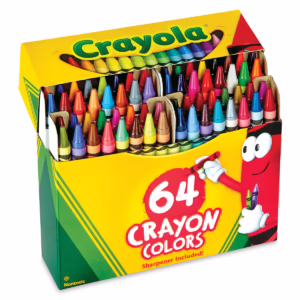 Crayola Crayons with Sharpener (64ct)